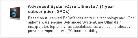 Advanced SystemCare Ultimate 7